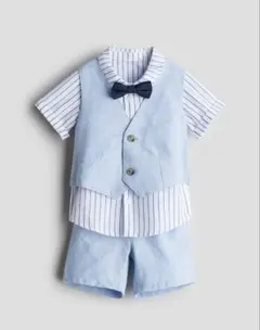 H&M ♥︎ 新品 ベビー ボーイ フォーマル ボディスーツ 半袖4点セット