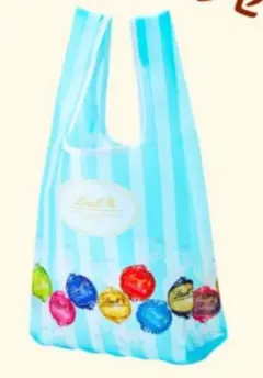 新品未使用Lindt リンツ サマーエコバッグ　ブルー