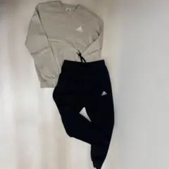 adidas ジャージ上下セット ベージュ・ネイビー