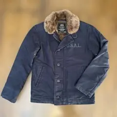 Alpha Industries N1ミリタリージャケット ネイビー Sサイズ