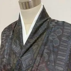 KN5468 大島紬 身丈154cm 着物 正絹