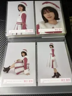 櫻坂46 藤吉夏鈴 生写真 2024年 クリスマスサンタ衣装 コンプ