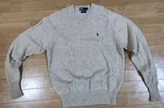 Polo by Ralph Lauren クルーネックセーター ベージュ色