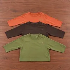 Semon 3SET SIMPLE LONG TSHIRT(Aset)70cm