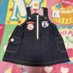 ♥️ミキハウス うさこちゃん デニム ジャンスカ ワンピース♥️