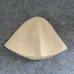 ニットバケットハット 白