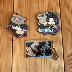 鬼滅の刃 アクリルキーホルダー キーホルダー 嘴平伊之助 胡蝶しのぶ 3セット