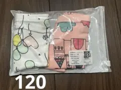 ガールズボクサーパンツ綿100% (120)新品・未使用2枚組