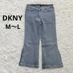 DNKY デニム クロップド丈　アンクル丈　裾スリット　M〜Lのサムネイル
