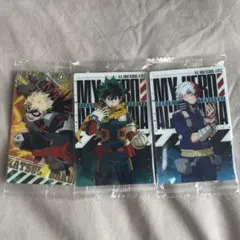 僕のヒーローアカデミア ウエハース3 緑谷出久　爆豪勝己　轟焦凍　３種セット