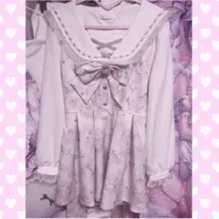 ♥LIZLISA リズリサ Sewing Bear柄セットアップ ピンク♥