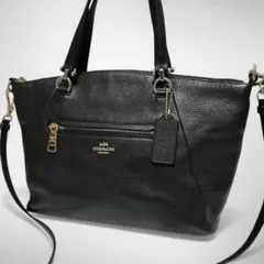 良品 COACH 2way ハンドバッグ 34340 プレーリー サッチェル