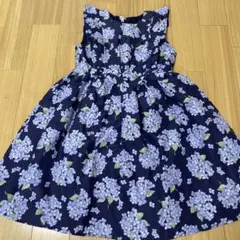 美品エニファム　あじさいワンピース140