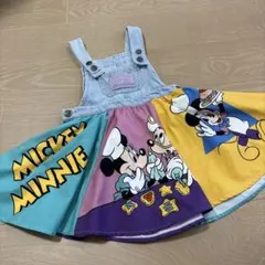 しまむら　リトシー　littc ディズニー　ジャンスカ　ジャンパースカート