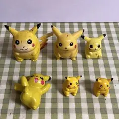 希少 ポケモン 初代〜2000年代くらいのピカチュウ 6体 セット まとめ売り