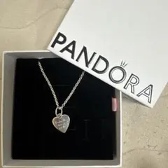 Pandora ハート型ネックレス