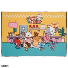BTS BT21 Diner 一番くじ アートバスタオル ラストワン賞