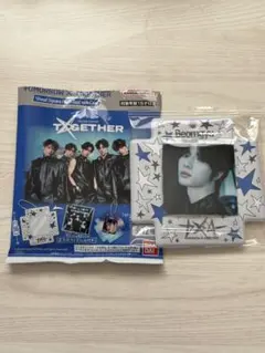 TXT ボムギュ　バンダイ　ビジュアルスクエアフォトシール　フォトシールケース