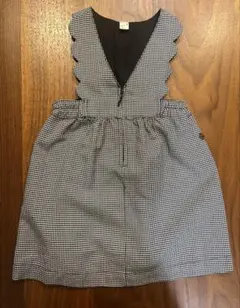 【美品】アプレレクール　ギンガムチェック　ジャンパースカート　ワンピース 80