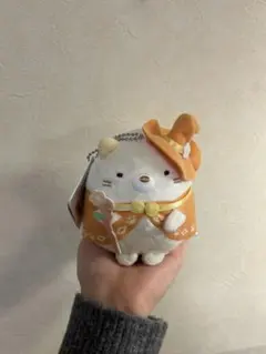 映画すみっコぐらし4 ねこ　マスコットキーチェーン　ぬいぐるみ