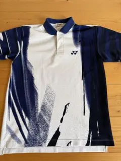 YONEX ポロシャツ ホワイト/ネイビー