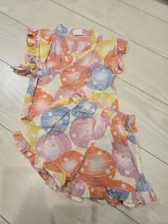 BREEZE 甚平 カラフルボール模様 サイズ80