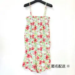 【 GU 】キャミ コンビネゾン ロンパース XS〜S 150 花柄のサムネイル