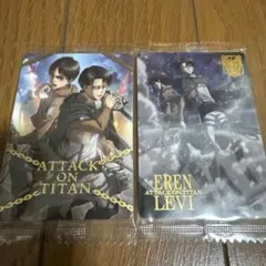 進撃の巨人 ウエハース カード リヴァイ エレン