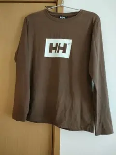 値下げ！Helly Hansen ブラウン 長袖Tシャツ M