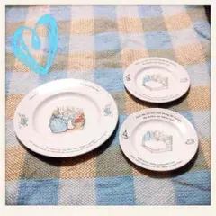 ウェッジウッド♡ピーターラビットお皿3枚セットのサムネイル