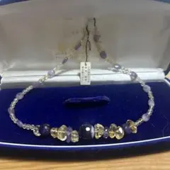 天然石のネックレス　アメジスト他