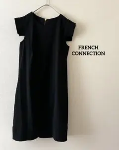 FRENCH CONNECTION 膝丈ワンピース　タックワンピース　フレンチ袖のサムネイル