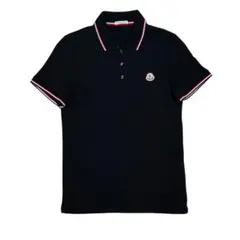 MONCLER ネイビー ポロシャツ Mサイズ - メルカリ
