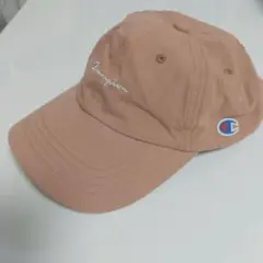 Champion キャップ ピンクベージュ