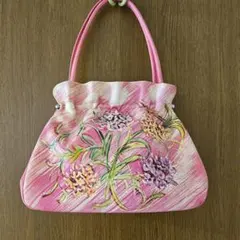 レトロ　皮革　手描き　ハンドバッグ