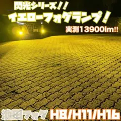 新色！超爆光 H3用 24V対応 アンバーフォグランプ!当店限定色