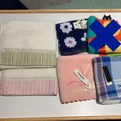 ハンカチ　ハンドタオル　5点セット
