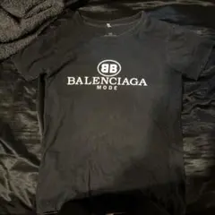 即購入ok！ BALENCIAGA ロゴプリント Tシャツ ブラック - メルカリ