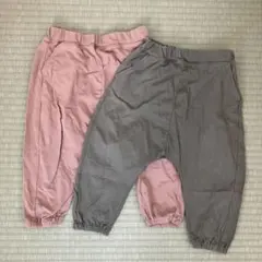 エアリズムパンツ 2色セット ベージュ カーキ