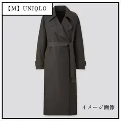 Mサイズ トレンチコート ダークグレー UNIQLO U