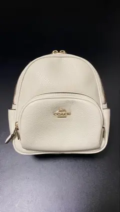 COACH レザー バックパック ホワイト 良品 美品 y2k - メルカリ
