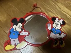 Disney【ミッキーマウス & ミニーマウス】ヴィンテージ ミラー