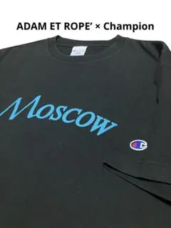 【ADAM ET ROPE’×Champion】別注 ロゴプリントTシャツ