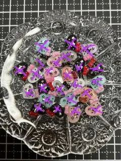 ハート型ネイルパーツ