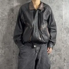 レザーフライトジャケット
