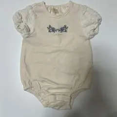 tete a tete 花柄刺繍ロンパース 70cm バースデイ