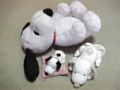 希少 スヌーピー ぬいぐるみ 3点セット SNOOPY