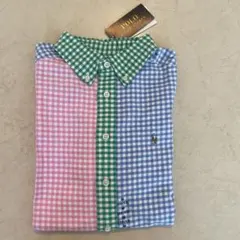 Polo Ralph Laurenボーイズ◯ M 10-12歳　　チェックシャツ
