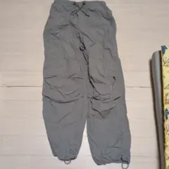 最終値下げGU グレー カーゴパンツ Sサイズ