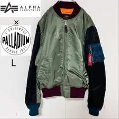 【希少】アルファインダストリーズ　パラディウム　コラボ　MA-1 リバーシブルL
